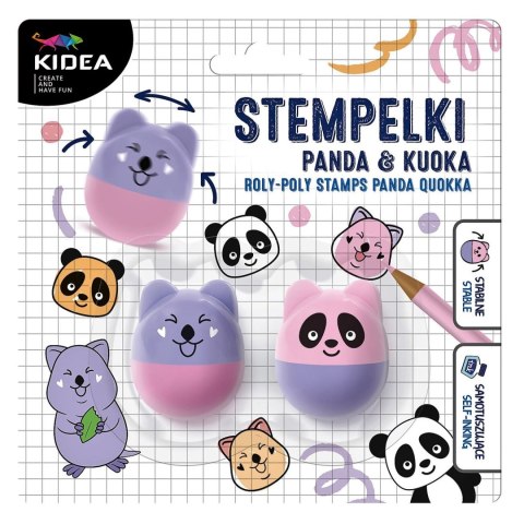 STEMPLE WAŃKA WSTAŃKA PANDA 2SZT KIDEA DERFORM SWWPKKA DERFORM