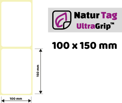 Self-adhesive courier labels 100x150mm