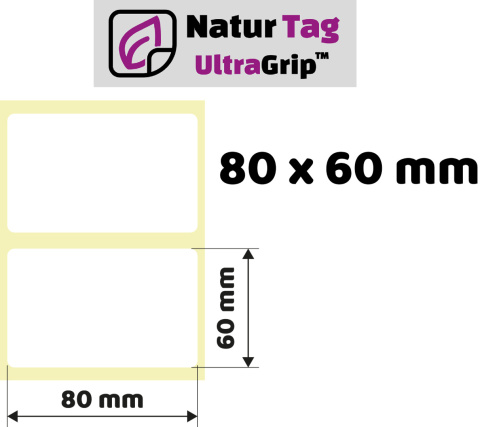 Thermal Labels 80x60mm 800 pcs