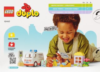 KLOCKI KONSTRUKCYJNE LEGO DUPLO KARETKA Z KIEROWCĄ LEGO 10447 LEGO