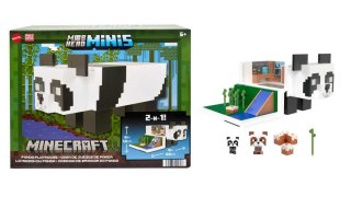 MINECRAFT DOMEK ZABAW PANDY MINIFIGURKI HLL25 W2 MATTEL