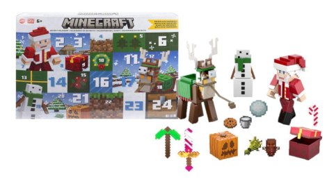 MINECRAFT KALENDARZ HXM86 PUD6 MATTEL