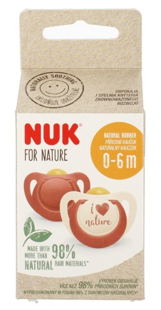 NUK SMOCZEK USPOKAJAJĄCY LATEKSOWY 0-6M FOR NATURE MIX 10726081 NUK