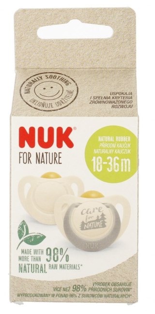 NUK SMOCZEK USPOKAJAJĄCY LATEKSOWY 18-36M FOR NATURE MIX 10737877 NUK