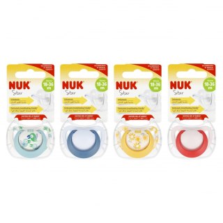 NUK SMOCZEK USPOKAJAJĄCY SILIKONOWY 18-36M STAR MIX 10739748 NUK