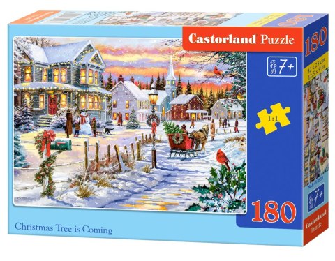 PUZZLE 180 EL. CHRISTMAS TREE IS COMING CASTORLAND B-018550 CASTOR