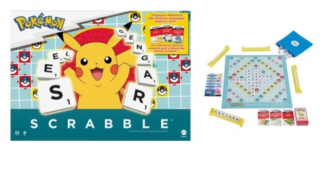 GRA MATTEL SCRABBLE POKEMON PL HXT29 PUD6 MATTEL