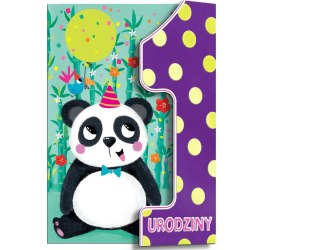 KARNET URODZINOWY 1 A5 Z KOPERTĄ PANDA HENRY 487851 HEN HENRY