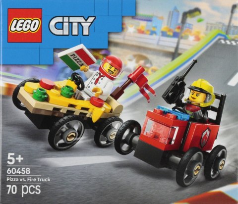 KLOCKI KONSTRUKCYJNE LEGO CISTY ZESTAW WYŚCIGÓWEK LEGO 60458 LEGO