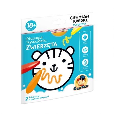 KSIĄŻECZKA EDUKACYJNA ZWIERZĘTA CZU CZU 501034 BRIGHT JUNIOR MEDIA