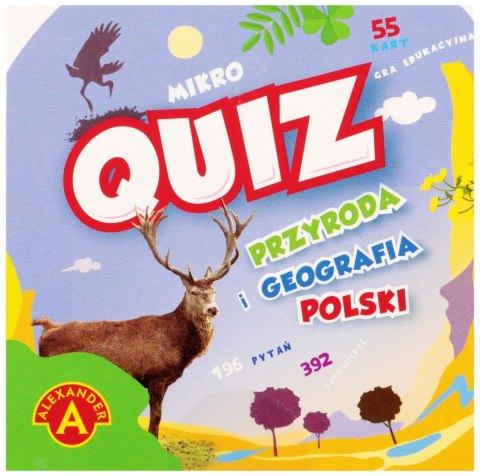 GRA QUIZ MIKRO PRZYRODA I GEOGRAFIA POLSKI ALEXANDER 2869 ALX ALEXANDER