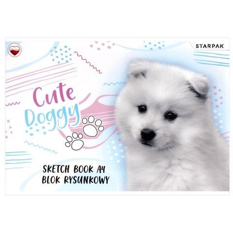 Drawing Pad A4/20K WHITE CUTE DOGGY STARPAK 492042