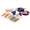 PLASTIC MASS WITH ACCESSORIES IN A SUITCASE FRUIT/VEGETABLES MEGA CREATIVE 499005