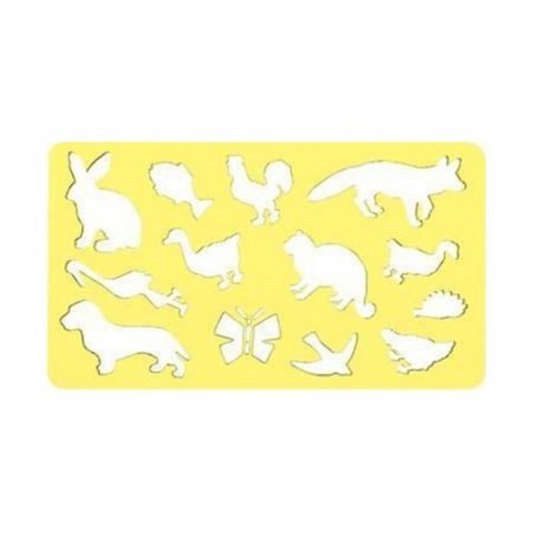 PLASTIC TEMPLATE ANIMALS FOX KOH-I-NOOR 749056