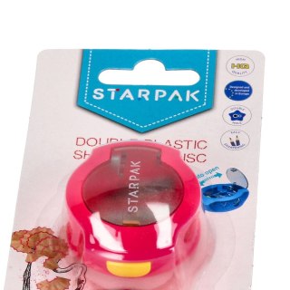 Sharpener 2 BLADES DISC PINK B/C STARPAK 471005