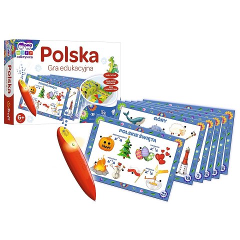 POLAND EDUCATIONAL GAME WITH THE MAGIC TREFL PENCIL 02114