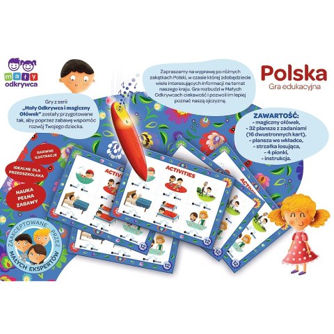 POLAND EDUCATIONAL GAME WITH THE MAGIC TREFL PENCIL 02114