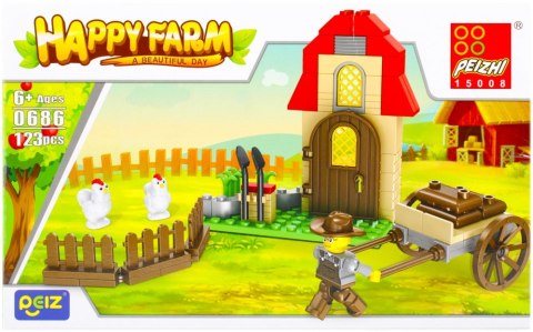 BUILDING BLOCKS 123 ELEMENTS MEGA CREATIVE FARM 482586