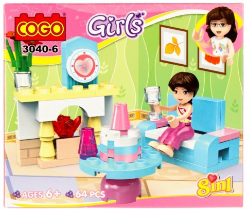 CONSTRUCTION BLOCKS MIX FOR GIRLS 3040 MEGA CREATIVE 481449