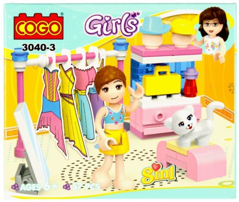 CONSTRUCTION BLOCKS MIX FOR GIRLS 3040 MEGA CREATIVE 481449