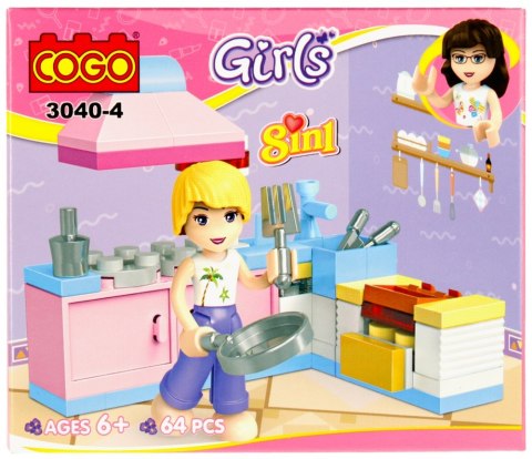 CONSTRUCTION BLOCKS MIX FOR GIRLS 3040 MEGA CREATIVE 481449