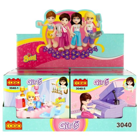 CONSTRUCTION BLOCKS MIX FOR GIRLS 3040 MEGA CREATIVE 481449