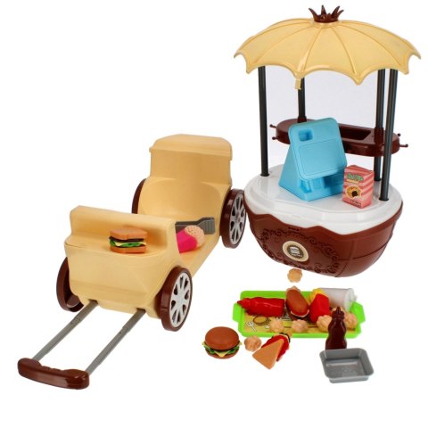 KITCHEN WITH ACCESSORIES SUITCASE FAST-FOOD MEGA CREATIVE 460141