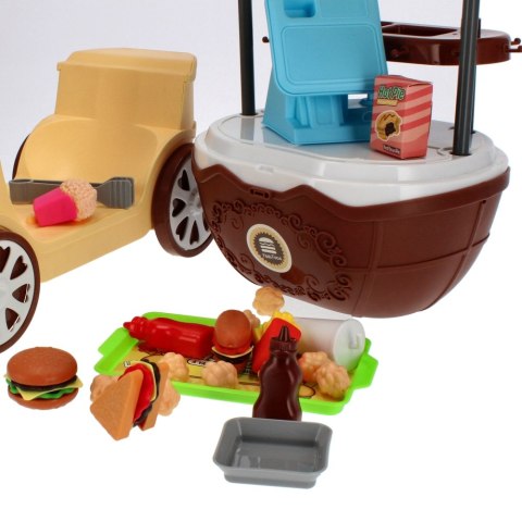 KITCHEN WITH ACCESSORIES SUITCASE FAST-FOOD MEGA CREATIVE 460141