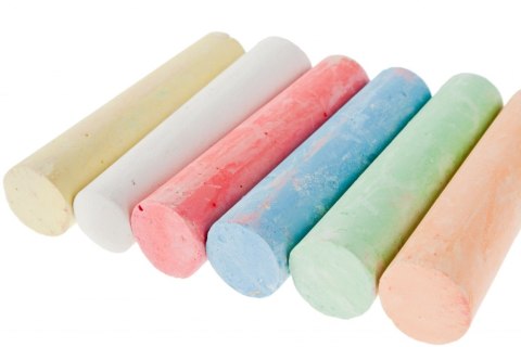 Chalk for writing on the sidewalk 6 colors - Safari - Starpak 354892