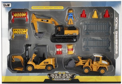 METAL CONSTRUCTION MACHINE SET MEGA CREATIVE 499421