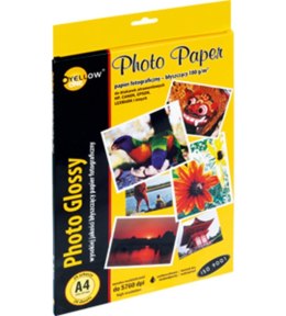 GLOSS PHOTO PAPER 4G180 A4 180 G YELLOW ONE 20 SHEETS