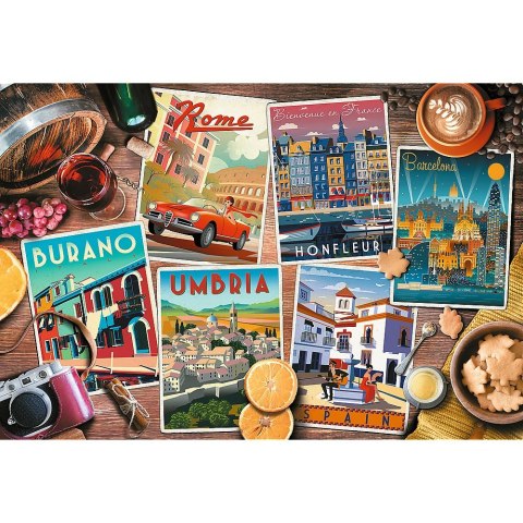 PUZZLE 1500 PIECES TRAVEL IN EUROPE TREFL 26199 TR