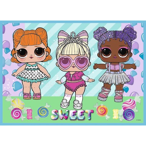 PUZZLE 4IN1 LOL MEET TREFL DOLL 34613