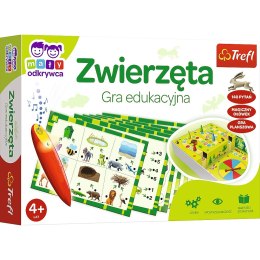 EDUCATIONAL GAME ANIMALS WITH MAGNETIC PENCIL TREFL 02111