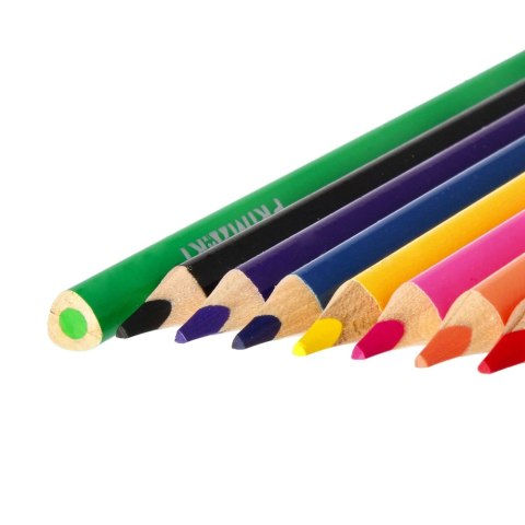 PENCILS 12 COLORS JUMBO TRIANGULAR PRIMA ART 447727