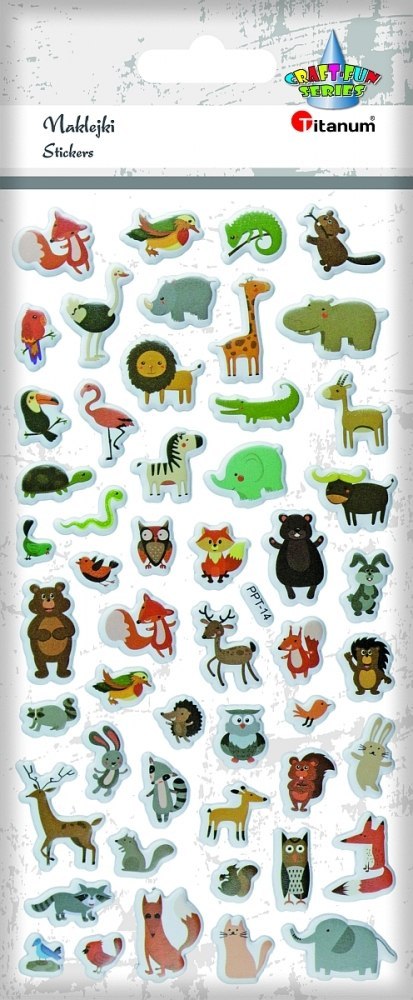 BIG STICKERS ANIMALS TITANUM CRAFT-FUN SERIES PPT-14