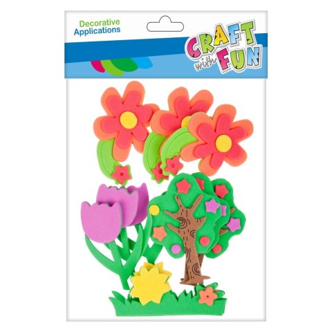 DECORATIVE SELF-ADHESIVE EVA TREES/FLOWERS CRAFT WITH FUN 463742