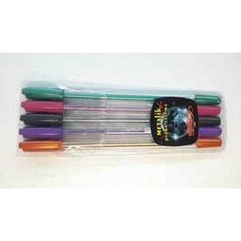 GEL PEN 5 COLORS METALLIC GZ-031 RYSTOR 426-522