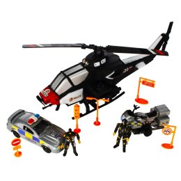BATTERY HELICOPTER POLICE WITH ACCESSORIES MEGA CREATIVE 481423