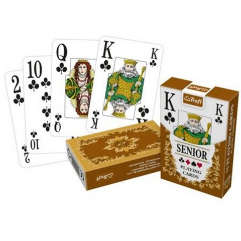 PLAYING CARDS 55 CLASSIC SENIOR TREFL K14917