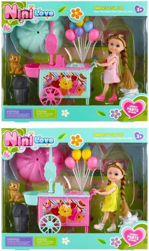 15 CM DOLL WITH ACCESSORIES ICE CREAM PARTY MEGA CREATIVE 481513