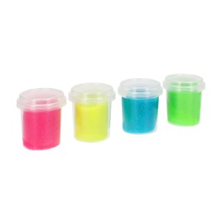 PLASTIC MASS 4 COLORS GLITTER TUBE MEGA CREATIVE 471258