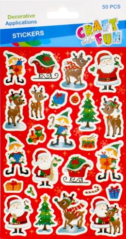 STICKERS CHRISTMAS MIX CRAFT WITH FUN 438614
