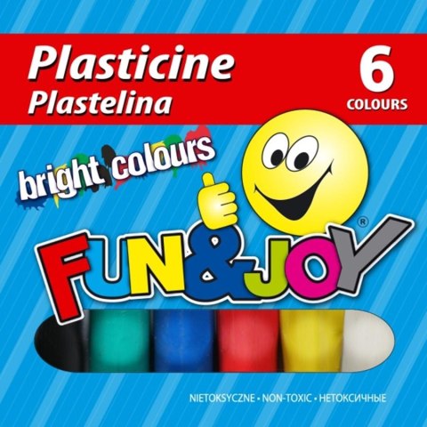 PLASTELINA 6KOL FUN&JOY 220437 WB