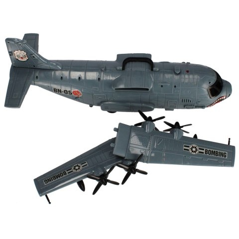 MEGA CREATIVE 479945 MILITARY FUNCTIONAL PLANE