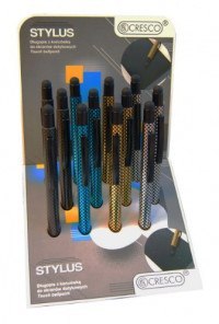 RETURNING PEN METAL STYLUS MIX OF COLORS A 12 SADPEX CRESCO