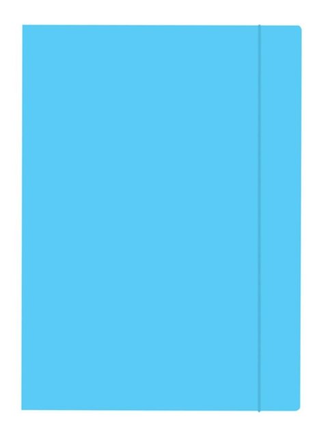 FILE WITH ERASER PAPER A4 BLUE FLUO INTERPRINT 213136