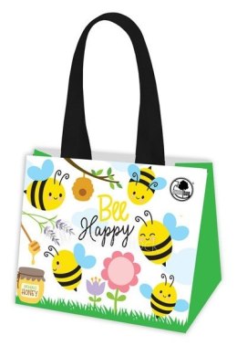 PP WOVEN BAG WITH EARS 330X245X160 BEE HAPPY GAM 1199