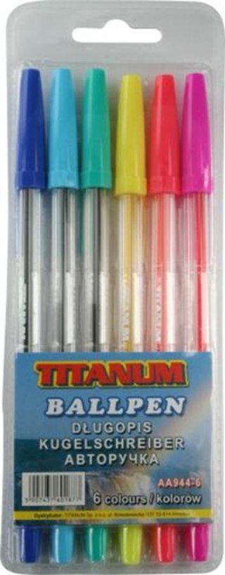 PEN ZAM 6KOL FLUO MIX AA944-6 CASE