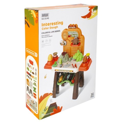 PLASTIC MASS WITH ACCESSORIES DINO TABLE MEGA CREATIVE 499246